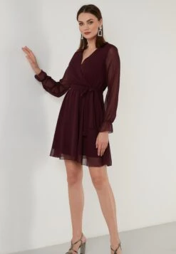 LELA Mini- Jurk - Purple -Mode Dameskleding Winkel 89518ee969f44ebfb4428b300136144f