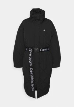 Calvin Klein Jeans Belted Quilted Coat - Winterjas - Black -Mode Dameskleding Winkel 8b17986c662a42f59dcbb1795237c2ce