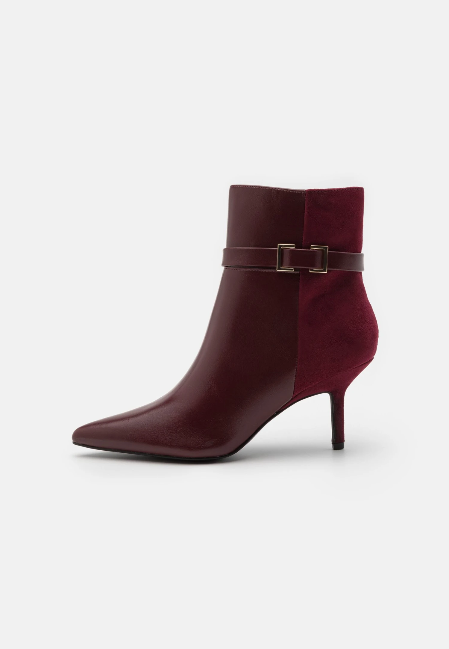 Anna Field Enkellaarsjes Met Hoge Hak - Bordeaux 3 Anna Field Enkellaarsjes Met Hoge Hak - Bordeaux