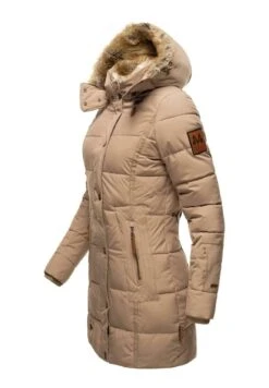 Marikoo Lieblings - Winterjas - Taupe -Mode Dameskleding Winkel 91d85727cb7e4b5b9b19ec7e7a62de72