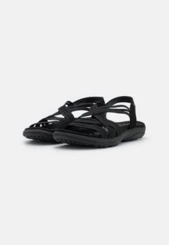 Skechers Reggae Slim Fit - Sandalen - Black Gore -Mode Dameskleding Winkel 97840cee0c434d808e1f35f80d39fed6