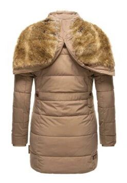 Marikoo Lieblings - Winterjas - Taupe -Mode Dameskleding Winkel a085c36c9ec3444db6b8a4f118df1a0c