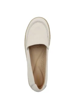 Clarks Barleigh - Instappers - Off White Leather -Mode Dameskleding Winkel a3233e1b90c84321be45e07b4fce8bed