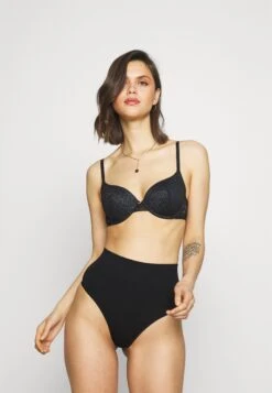 Anna Field 2Pp High Waist Thong - String - Black -Mode Dameskleding Winkel a445742073d54b29ad603d96bf5cfa73