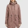 Khujo Nanda3 - Parka - Mauve -Mode Dameskleding Winkel a5d973479ba744048eb50917d4e6a97f