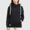 Khujo Rhabea - Hoodie - Schwarz -Mode Dameskleding Winkel a5f7ed74af40494e8bd962a6e3933d34