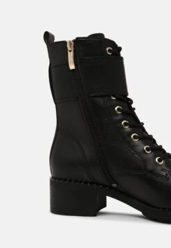 Tamaris Veterboots - Black/Gold -Mode Dameskleding Winkel a7cb1f5039c746eb98ef35deb46d80d0