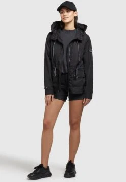 Khujo Debby - Lichte Jas - Schwarz -Mode Dameskleding Winkel a8b4b44fe8bb4fa1b55ba28f11c69714