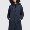 Khujo Mantel Voya3 - Parka - Dunkelblau -Mode Dameskleding Winkel ac2aef62e79c439f971610ac015a5a03
