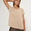 Mos Mosh Kay Tee - T-Shirt Basic - Gold -Mode Dameskleding Winkel ac383e44e41542509bfbbc5c8f167b6f
