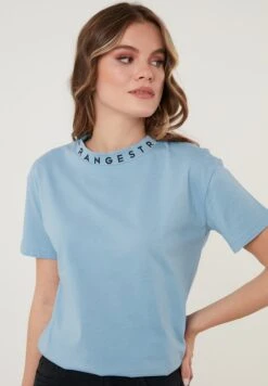 LELA Regular Fit - T-Shirt Print - Baby Blue -Mode Dameskleding Winkel af25ab589cf54923a623472e1a2bf7f5