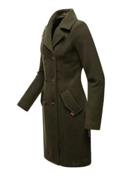 Marikoo Nanakoo - Mantel - Dark Green -Mode Dameskleding Winkel b2c549073d9d431d90e0a4c2afef41d0