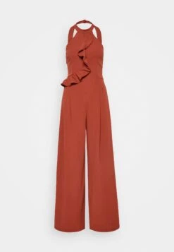 Wal G Penelope Frill - Jumpsuit - Burnt Orange 12 Wal G Penelope Frill - Jumpsuit - Burnt Orange -Mode Dameskleding Winkel b5cb881c2e494d82afb3d891575c9a1b