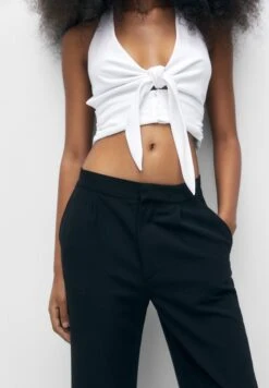 PULL & BEAR Broek - Black -Mode Dameskleding Winkel b66a865ad9e7485d944c94c5ba9d6f45