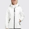 Khujo Junea - Parka - Naturweiß -Mode Dameskleding Winkel b90cba97de814f1a80186327952d0996