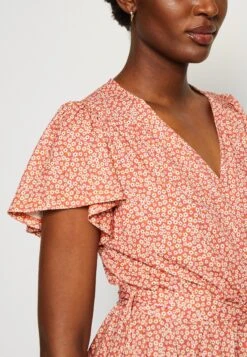 Anna Field Jurk - Brown/White -Mode Dameskleding Winkel bd5c221358784b13845a06ac72b3cf08