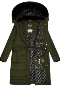Navahoo Fahmiyaa - Winterjas - Olive -Mode Dameskleding Winkel c00438e2f7c24ece84accde5fa0c6d5f