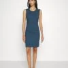 Patrizia Pepe Abito Dress - Etui-Jurk - Petrol Blue -Mode Dameskleding Winkel c48c6e169dc74c4fa64b7d2277a0f6c3