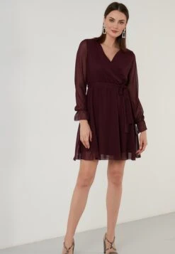 LELA Mini- Jurk - Purple -Mode Dameskleding Winkel c600d0b132694f5b9f658418df166751