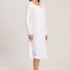 HANRO Naila - Nachtjapon - White -Mode Dameskleding Winkel c7fe9c397ce142f0b6fc6a6691c9c5af