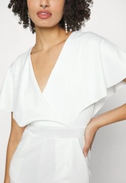 Wedding Betty V Neck Wrap - Jumpsuit - White -Mode Dameskleding Winkel c881f6ba37fb47679d7c7bf7b789dc5f