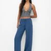 PULL & BEAR Flowing Faded - Broek - Blue -Mode Dameskleding Winkel c9c29ef4d36640db9f867952b20662c5