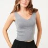 LELA Regular Fit - Top - Grey -Mode Dameskleding Winkel ca0e4fe4f9804ed39d29f84ce575efb2
