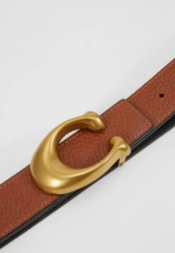 Coach Sculpted Reversible Belt - Riem - Black/Saddle 11 Coach Sculpted Reversible Belt - Riem - Black/Saddle -Mode Dameskleding Winkel d0ffa7609ce34dc6ad8b5bcf92b2e712