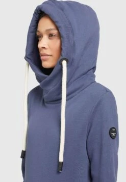 Khujo Rhabea - Hoodie - Dunkelblau -Mode Dameskleding Winkel d1b56d10ab594fb39a560696a5ee0108