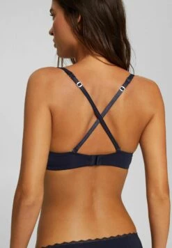 ESPRIT Feminine Sexy Padded Bra - Beugel Bh - Navy -Mode Dameskleding Winkel d57be941399c45ec9761d2cdc82ff068