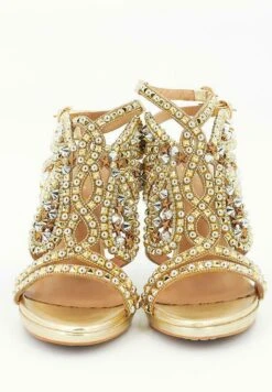 Alma En Pena Burano - Sandalen Met Hoge Hak - Gold -Mode Dameskleding Winkel d8e1165e138745a295fe53eaf2c7fc0c