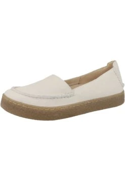 Clarks Barleigh - Instappers - Off White Leather -Mode Dameskleding Winkel d9842c76b8b547b1ac4d29524a2d1724