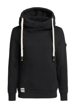 Khujo Rhabea - Hoodie - Schwarz -Mode Dameskleding Winkel dab36ded842544a5a5880cd51556f0ea
