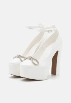 Call It Spring Vegan Kamilia - Plateaupumps - White -Mode Dameskleding Winkel dbe25ae23d9941339197dd8a161d1e72