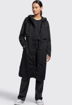 Khujo Jomana - Parka - Schwarz -Mode Dameskleding Winkel ded1615e4e794825aa53ccfd39c242d4
