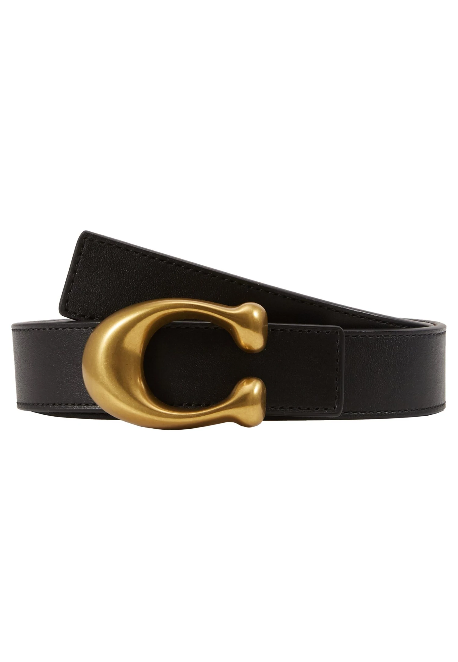 Coach Sculpted Reversible Belt - Riem - Black/Saddle 6 Coach Sculpted Reversible Belt - Riem - Black/Saddle - Afbeelding 4