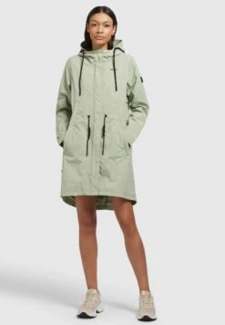 Khujo Adda - Halflange Jas - Blassgrün -Mode Dameskleding Winkel e23b8617015149a1b5641cc993806965