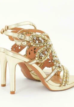 Alma En Pena Burano - Sandalen Met Hoge Hak - Gold -Mode Dameskleding Winkel e6a614cf25b0435283b1127da4fa3c3d