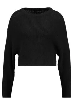Even&Odd Cropped Jumper - Trui - Black -Mode Dameskleding Winkel e85001ce9542453992838447401a35e8
