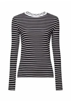 ESPRIT Muschelkante Am Ausschnitt - Longsleeve - Black -Mode Dameskleding Winkel ef52ebfe08014ca0afa51e842691089a