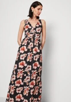Anna Field Maxi-Jurk - Black/Pink/Multicoloured -Mode Dameskleding Winkel f02dcc59f4d24d54a8081ca50633f54c