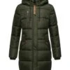 Marikoo Yuikoo - Winterjas - Dark Olive -Mode Dameskleding Winkel f0ec9bf82df44922936f0d0b161f03ad