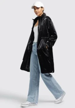 Khujo Marthe - Regenjas - Schwarz -Mode Dameskleding Winkel f155c0cb451f417fb36a11da06e440be