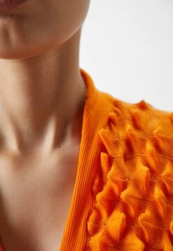 Spiky Cardigan - Vest - Orange -Mode Dameskleding Winkel f2216bb1730a4e8f95c5a1e8572e8e08