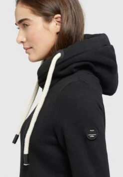 Khujo Rhabea - Hoodie - Schwarz -Mode Dameskleding Winkel f757928813424a87ad831cd2c6f77d47