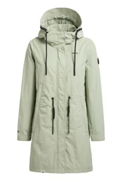 Khujo Adda - Halflange Jas - Blassgrün -Mode Dameskleding Winkel f8b0534217694d07b8d5cd71a0cbd2cd